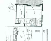 Appartement, 44,8 m²