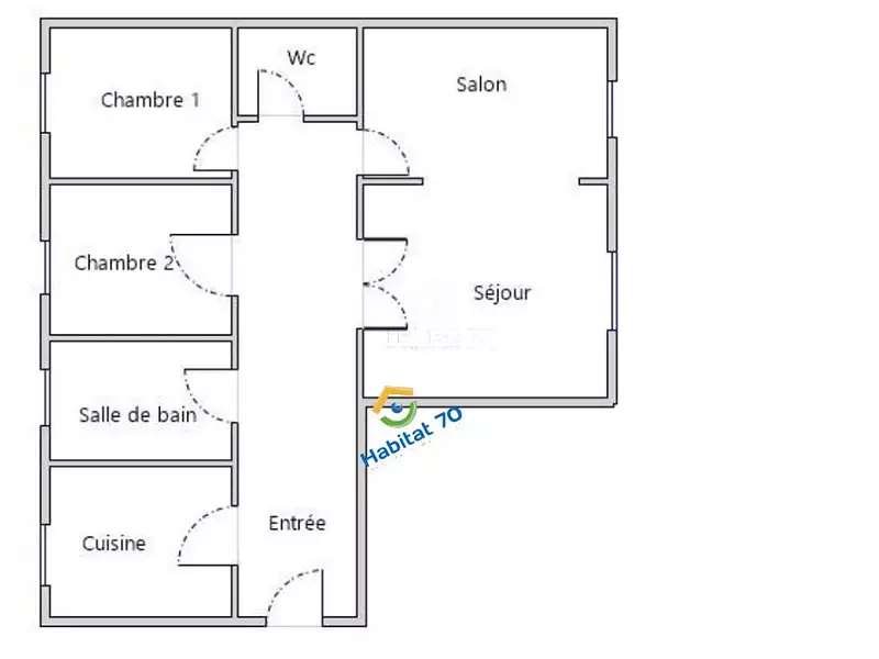 Appartement, 81 m²