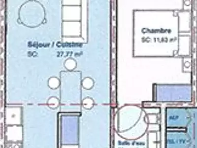 Appartement, 43,89 m²