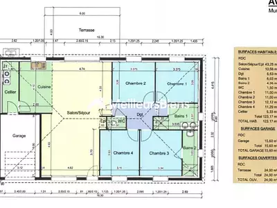 Maison, 123 m²