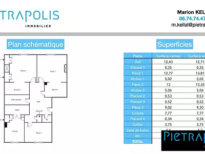 Appartement, 77,7 m²