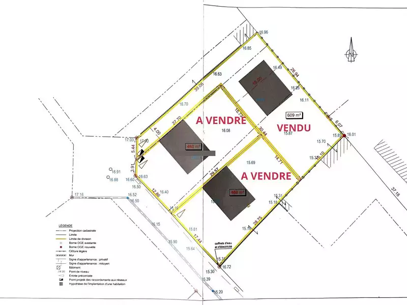 Terrain, 468 m²