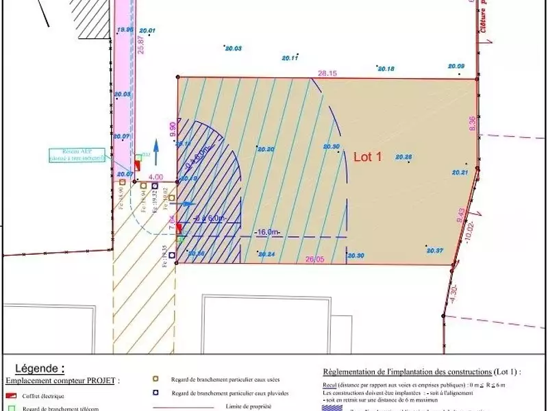 Terrain, 485 m²