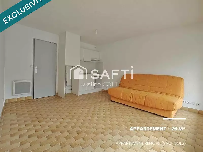 Appartement, 26 m²