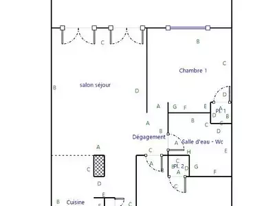 Appartement, 83 m²