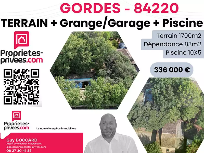 Terrain, 1 700 m²