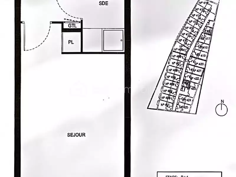 Appartement, 22 m²