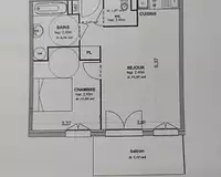 Appartement, 47 m²