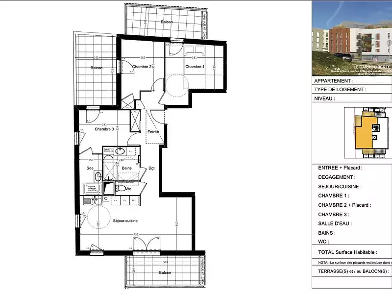 Appartement, 79,6 m²
