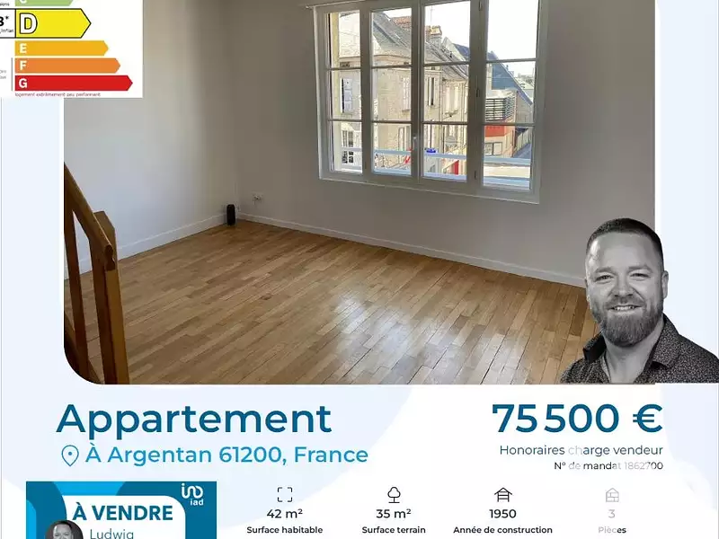 Appartement, 42 m²