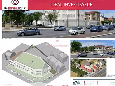 Immeuble, 1 500 m²