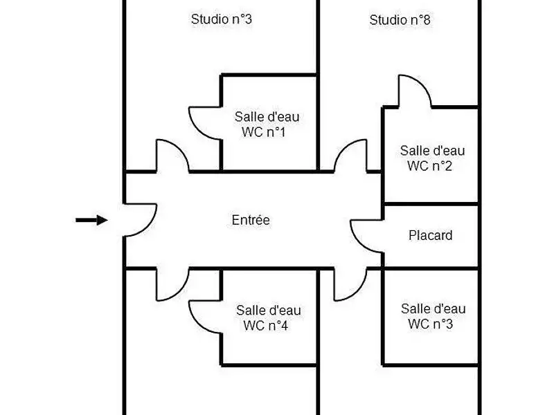 Appartement, 59,02 m²