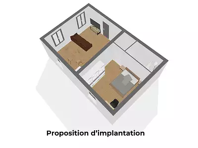 Appartement, 49,5 m²
