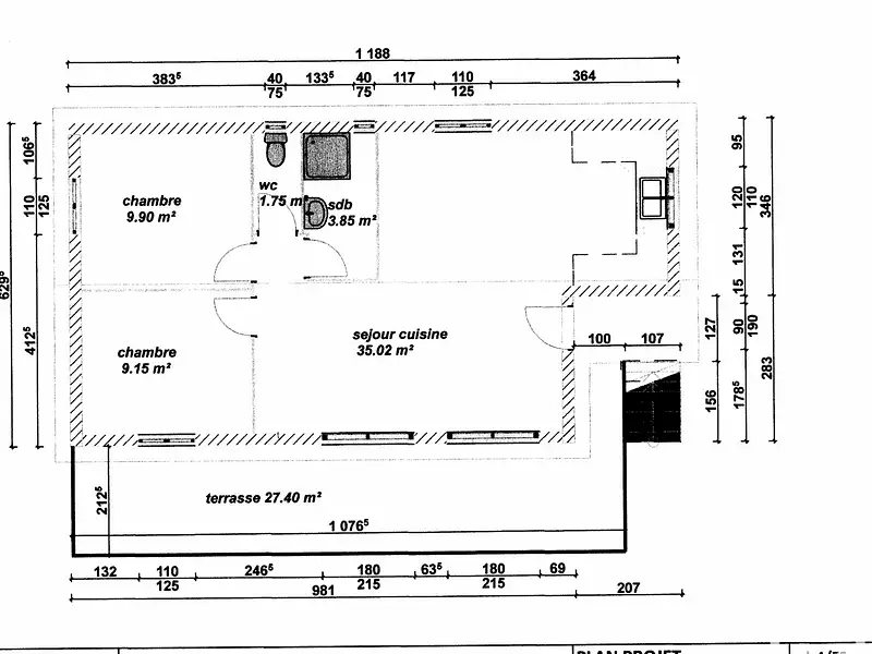 Terrain, 1 262 m²