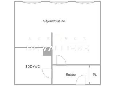 Appartement, 29,1 m²