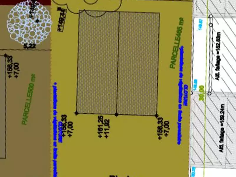 Terrain, 465 m²