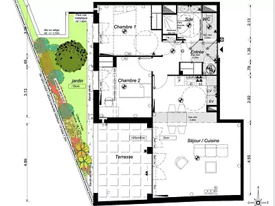 Appartement, 74,4 m²