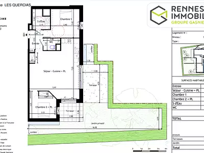 Appartement, 67,75 m²