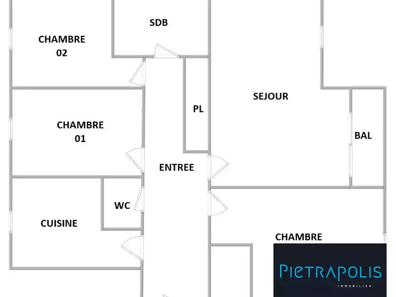 Appartement, 76,05 m²