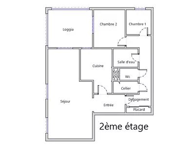 Appartement, 81,61 m²
