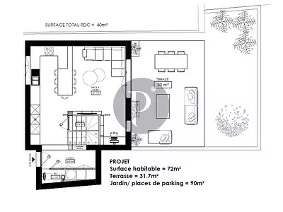 Terrain, 175 m²