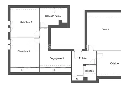 Appartement, 77 m²