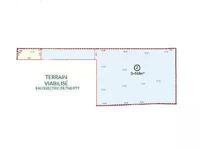 Terrain, 548 m²