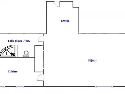 Appartement, 29 m²