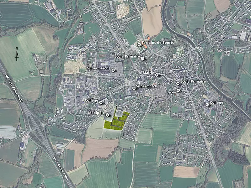 Terrain, 211 m²