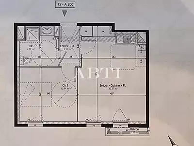 Appartement, 39,94 m²