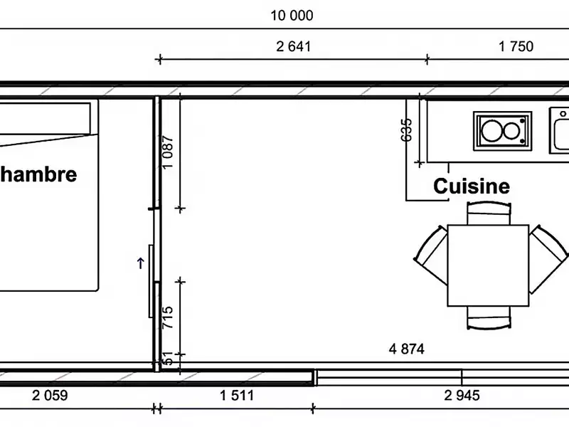 Maison, 15 m²