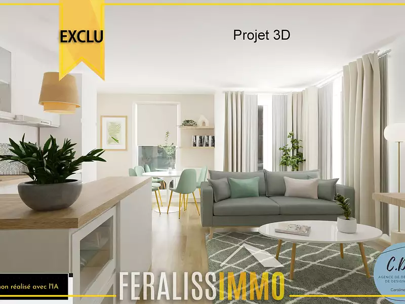 Appartement, 60,3 m²