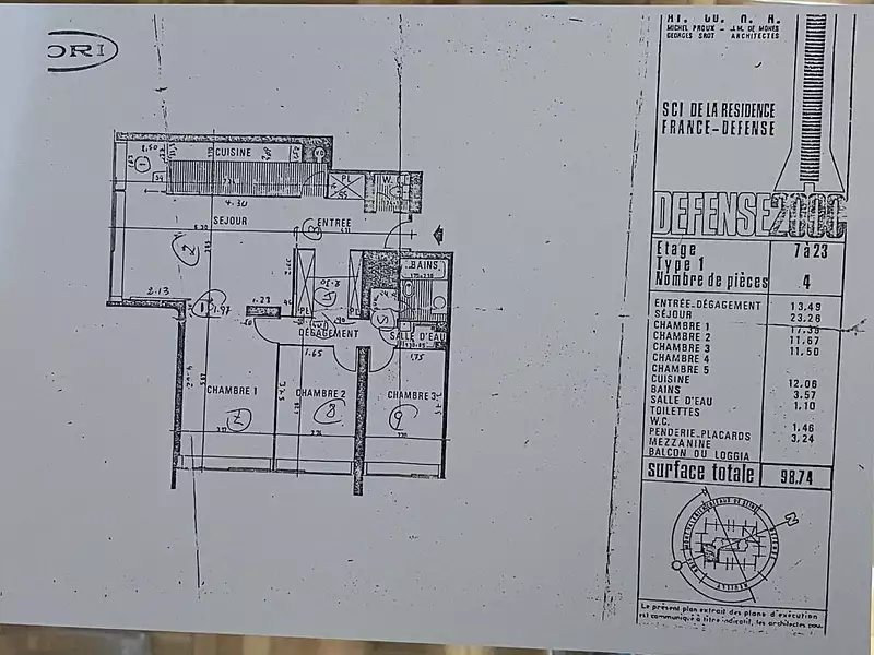 Appartement, 101 m²