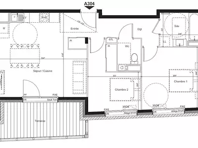 Appartement, 64,67 m²