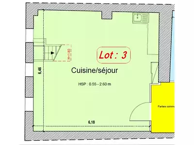 Appartement, 74 m²