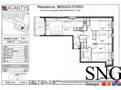 Appartement, 82,9 m²