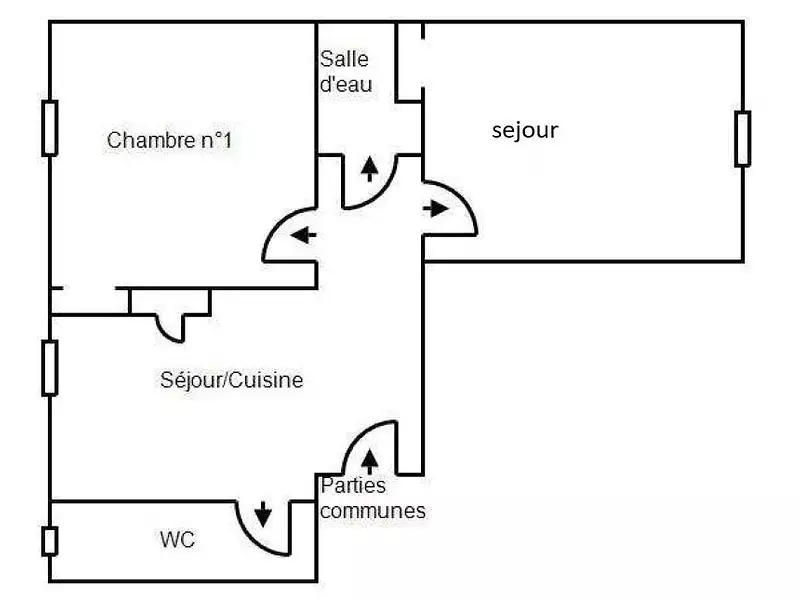 Appartement, 39,26 m²