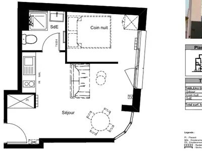 Appartement, 27,05 m²