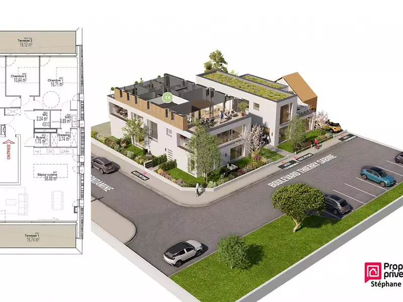 Appartement, 115 m²