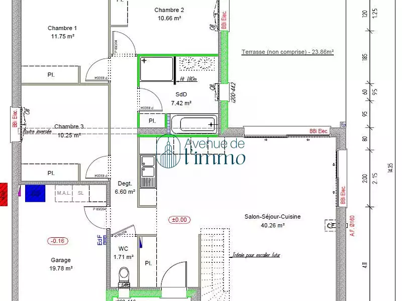 Maison, 90 m²