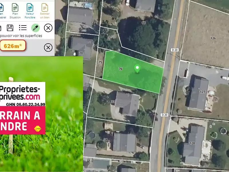 Terrain, 626 m²
