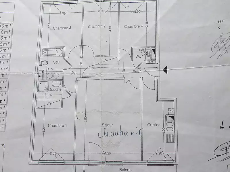 Appartement, 97 m²