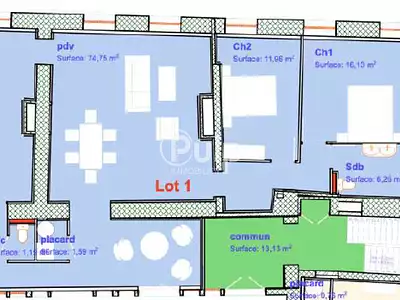 Appartement, 111 m²