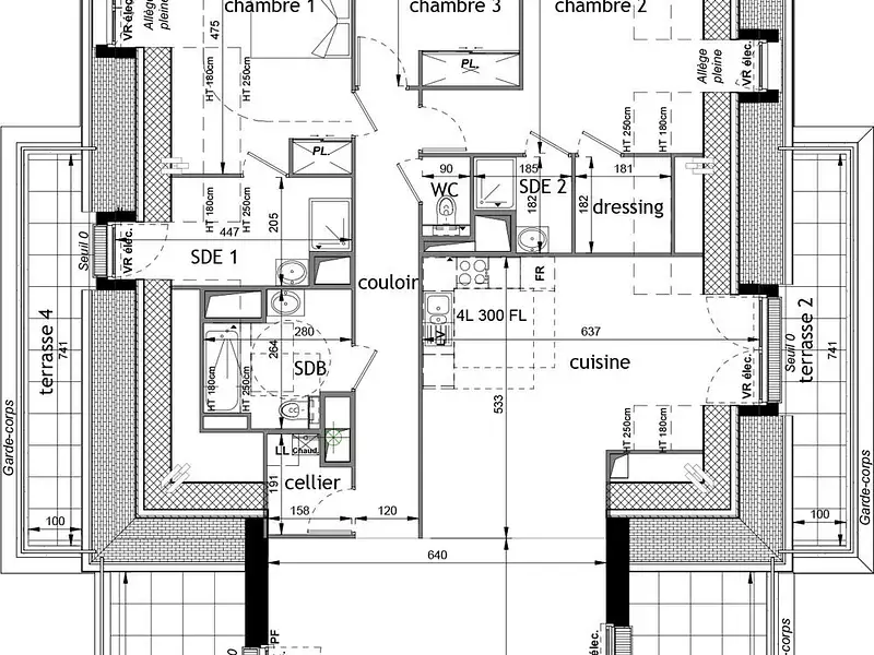 Appartement, 158 m²