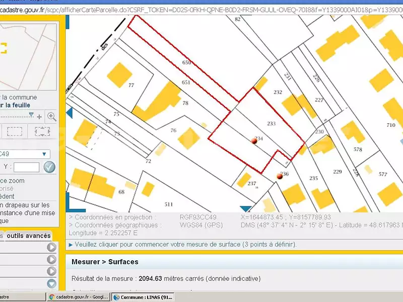 Terrain, 2 000 m²