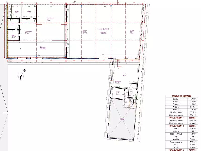 Divers, 800 m²