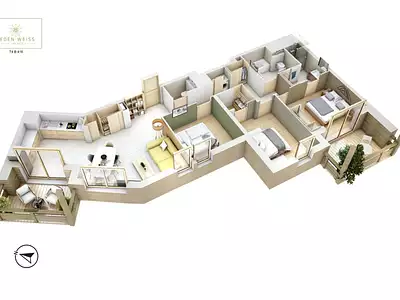 Appartement, 89,85 m²