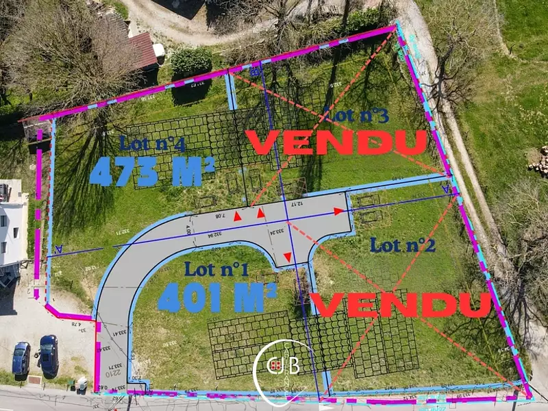 Terrain, 401 m²