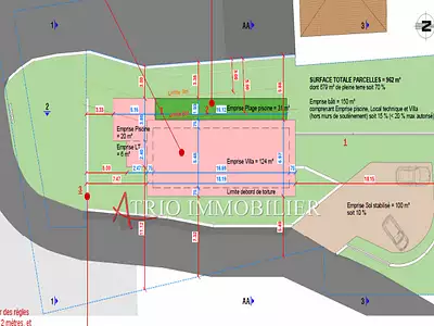 Terrain, 650 m²