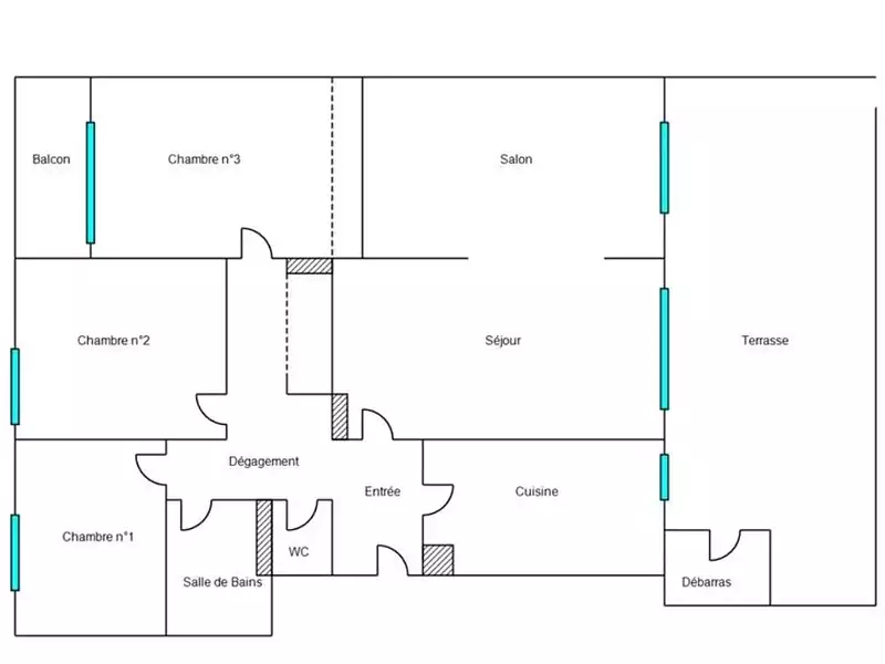 Appartement, 87 m²